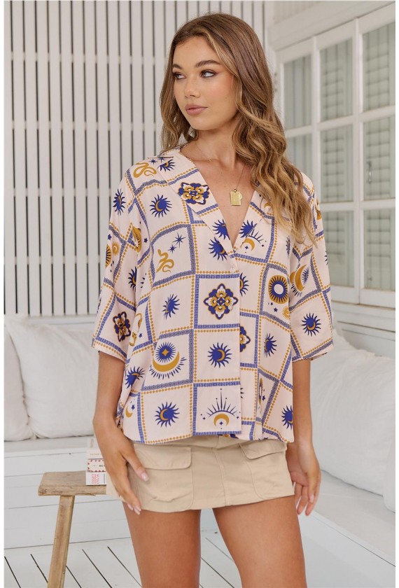 Jaase blusa Oracle print Samara