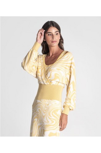 Ruga jersey estampado cebra...