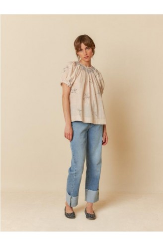 Indi Cold blusa manga corta...