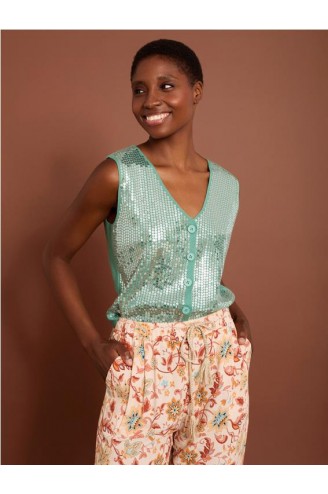 Meisie chaleco lentejuelas...