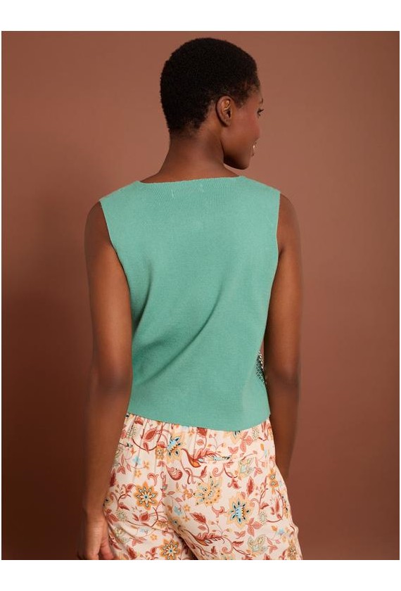 Meisie chaleco lentejuelas M114K01