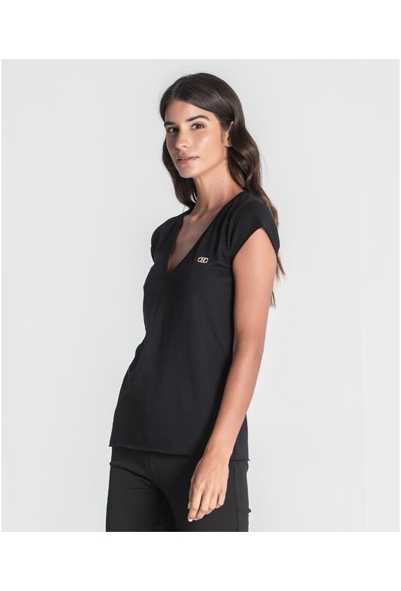 Ruga camiseta basica T082 NEGRO