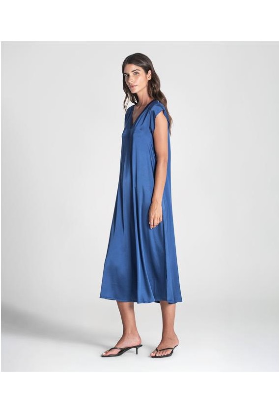 Ruga vestido largo 6386 AZUL NOCHE