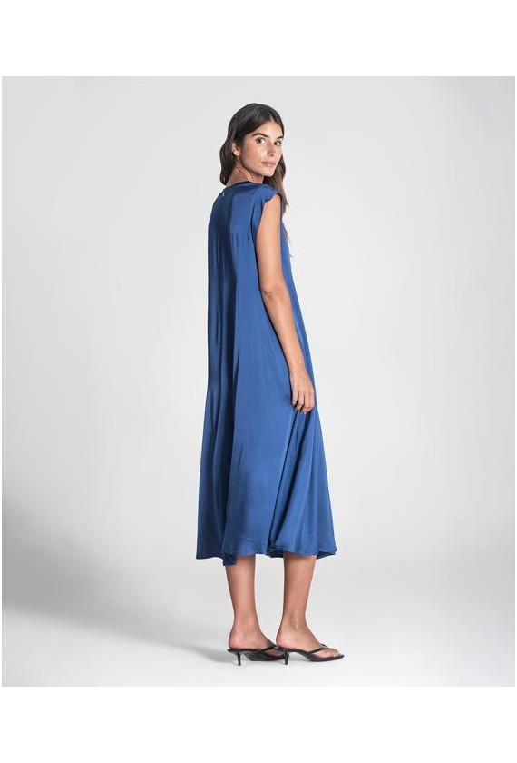 Ruga vestido largo 6386 AZUL NOCHE