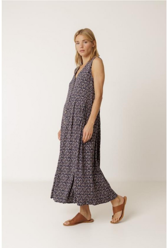 INDI COLD VESTIDO MIDI ESTAMPADO...