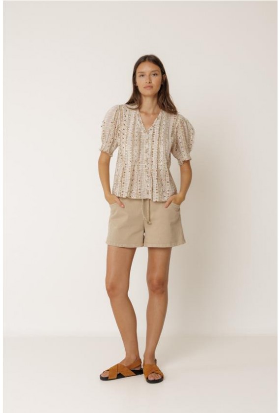 INDI COLD BLUSA ESTAMPADO PAISLEY...