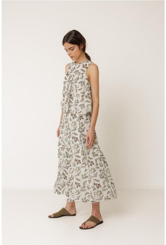 INDI COLD BLUSA SIN MANGAS  PRINT...