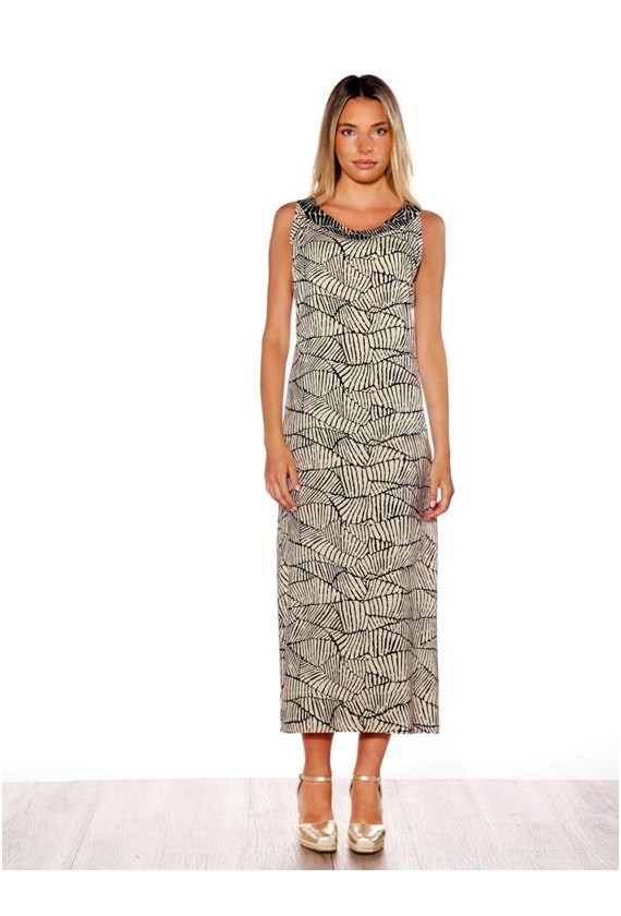 CHATELET VESTIDO LARGO ESTAMPADO...