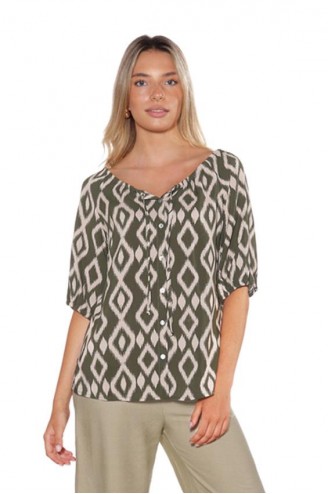 CHATELET BLUSA ESTAMPADO...