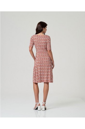 VESTIDO ESTAMPADO DE PUNTO... 2