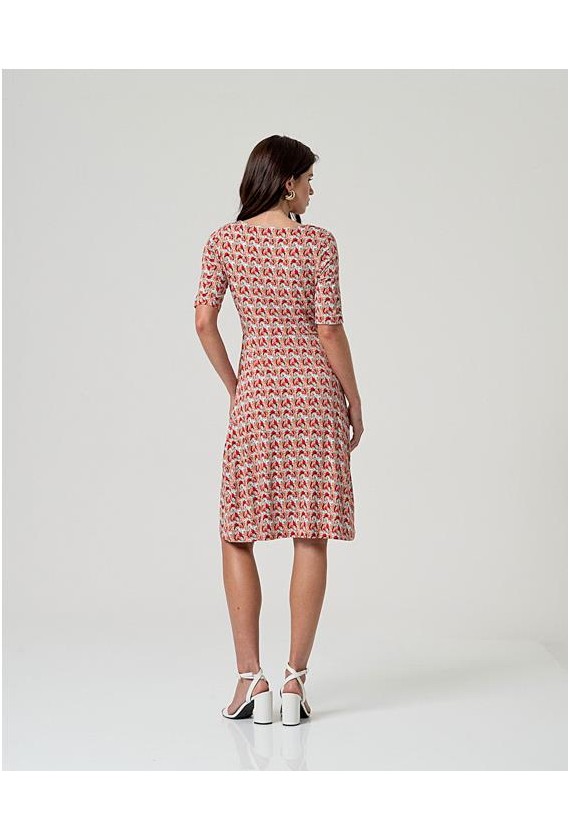 VESTIDO ESTAMPADO DE PUNTO SURKANA...