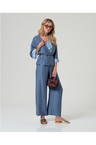 PANTALON RECTO FLUIDO...