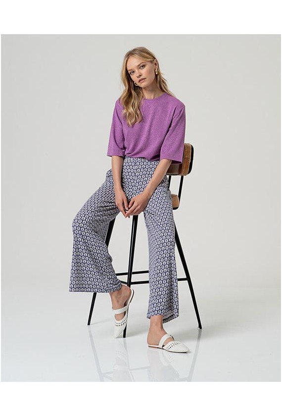 Pantalon Surkana punto estampado...