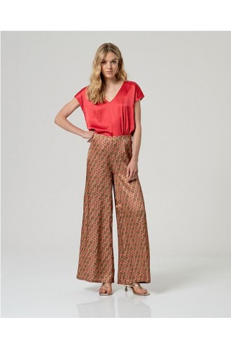 PANTALON FLUIDO ESTAMPADO...
