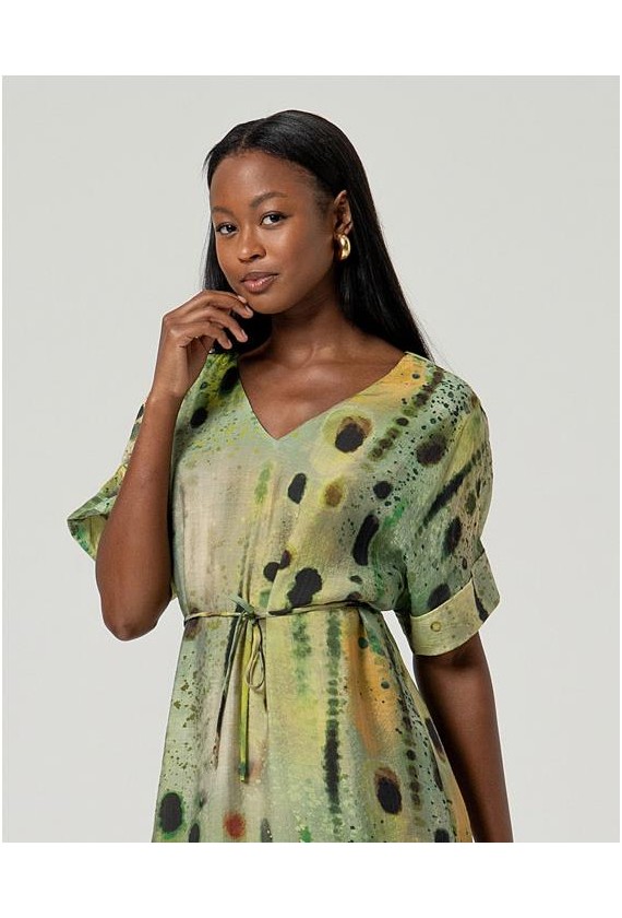 Vestido Surkana estampado color...