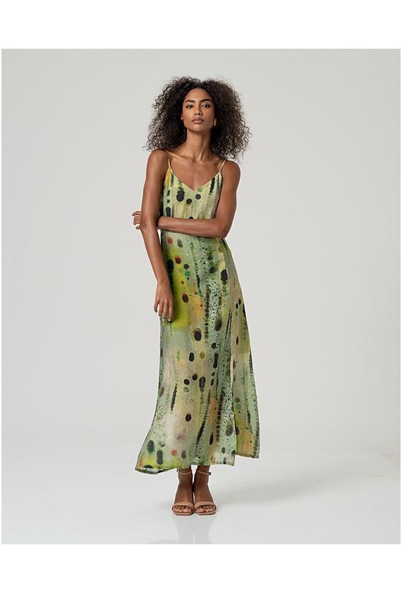 VESTIDO LARGO COLORES DEGRADADOS...