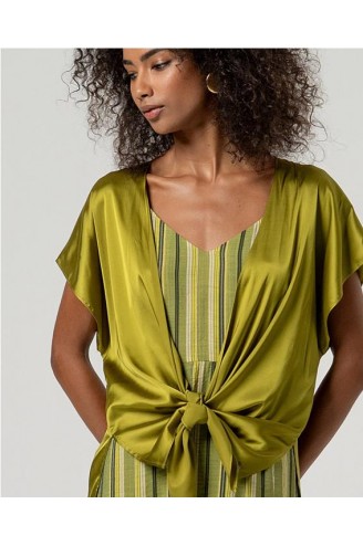 Blusa Surkana anudada raso... 2