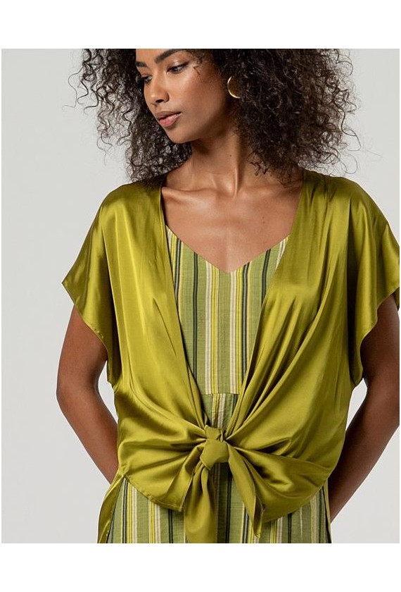 Blusa Surkana anudada raso 526BISO322