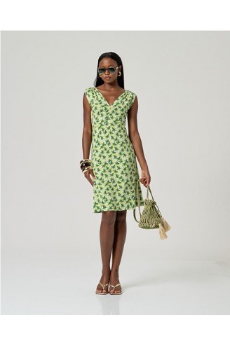 VESTIDO PUNTO ESTAMPADO...