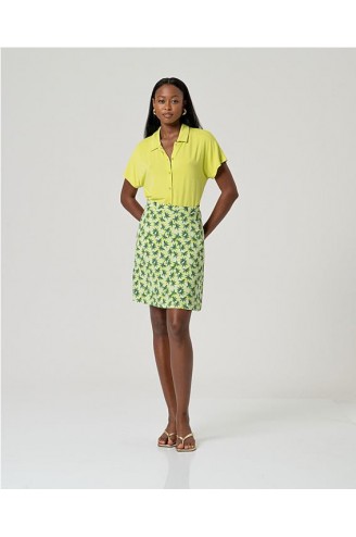 FALDA CORTA MODAL ESTAMPADO...