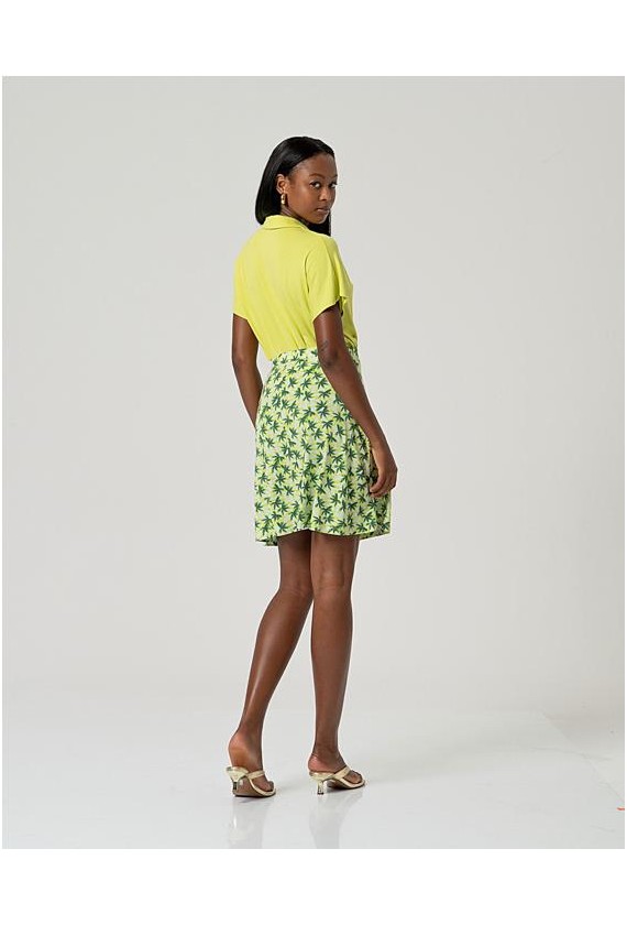 Falda corta Surkana modal estampado...