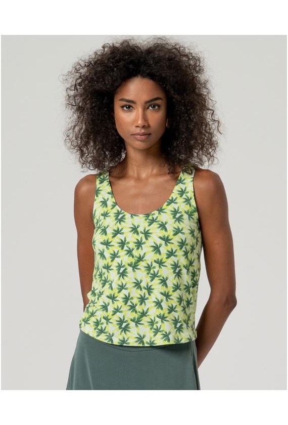 Top Surkana estampado hojas 526KIAL014