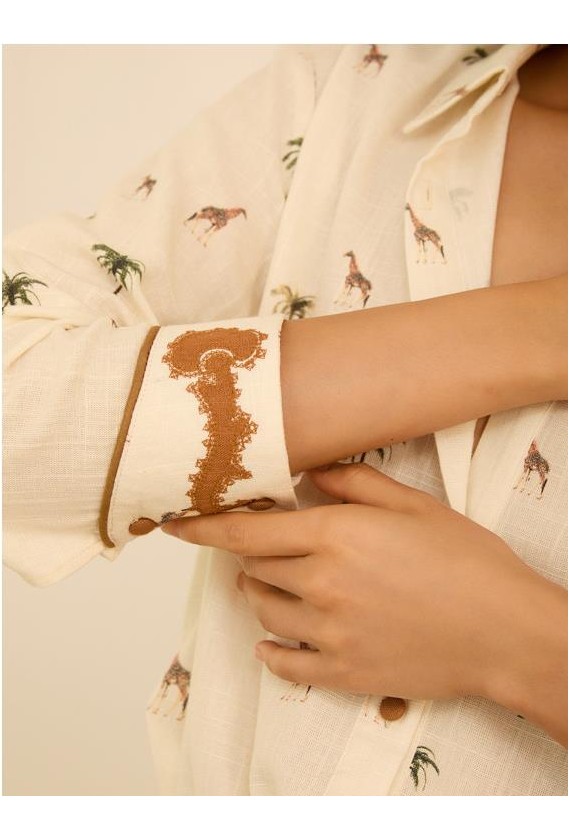 Blusa Meisie camisera estampado...