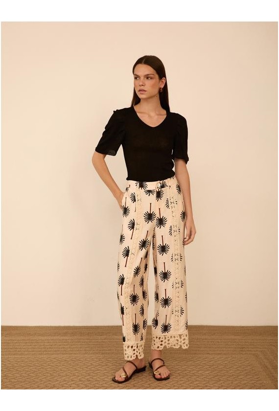 Pantalon recto Meisie tobillero...