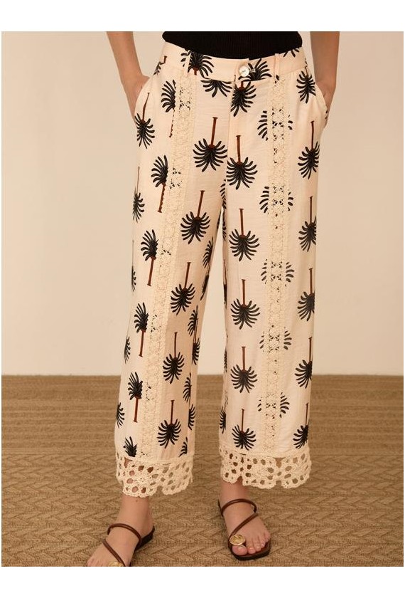 Pantalon recto Meisie tobillero...