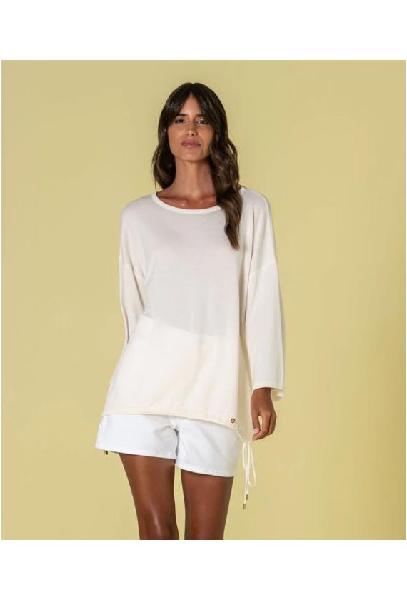 Jersey oversize Ruga adorno espalda...