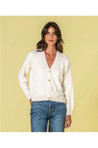 Chaqueta punto Ruga relieve...