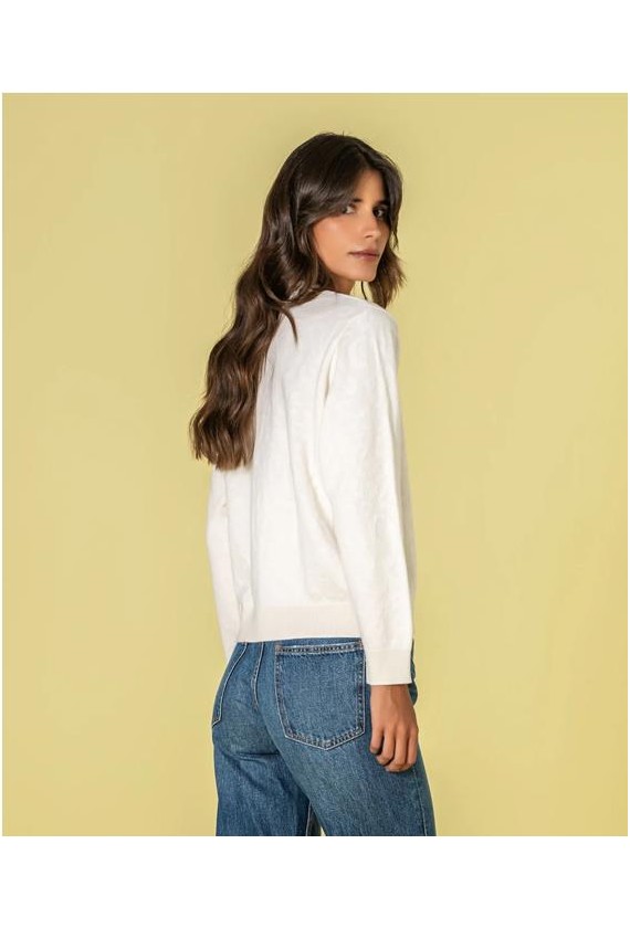 Chaqueta punto Ruga relieve animal print