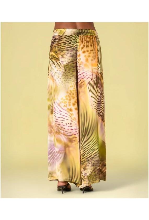 Pantalon Ruga estampado tropical