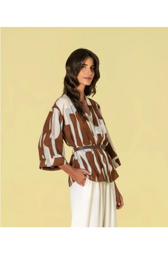 Chaqueta kimono Ruga...