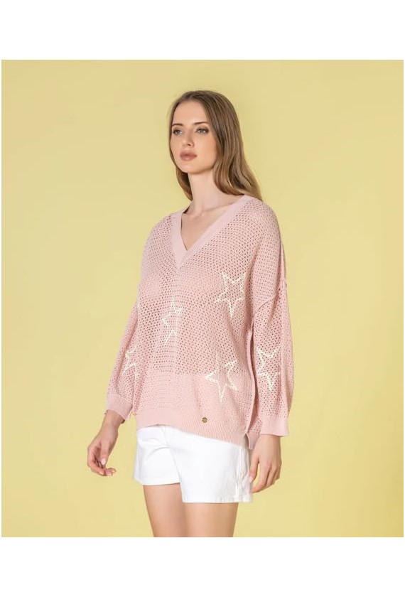 Jersey Ruga calado con estampado...