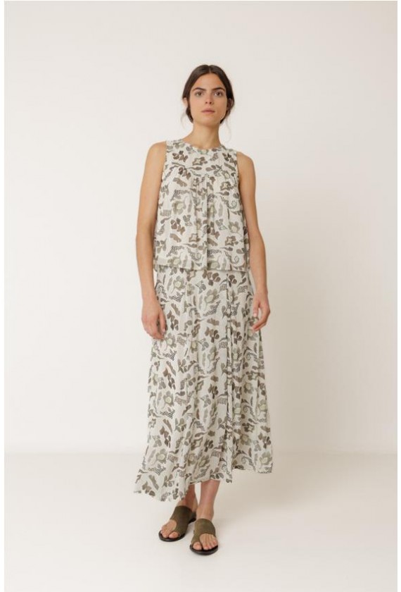 Blusa sin mangas Indi Cold estampado...