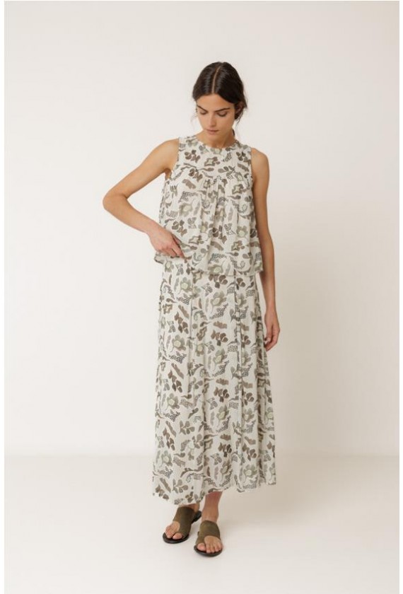 Blusa sin mangas Indi Cold estampado...