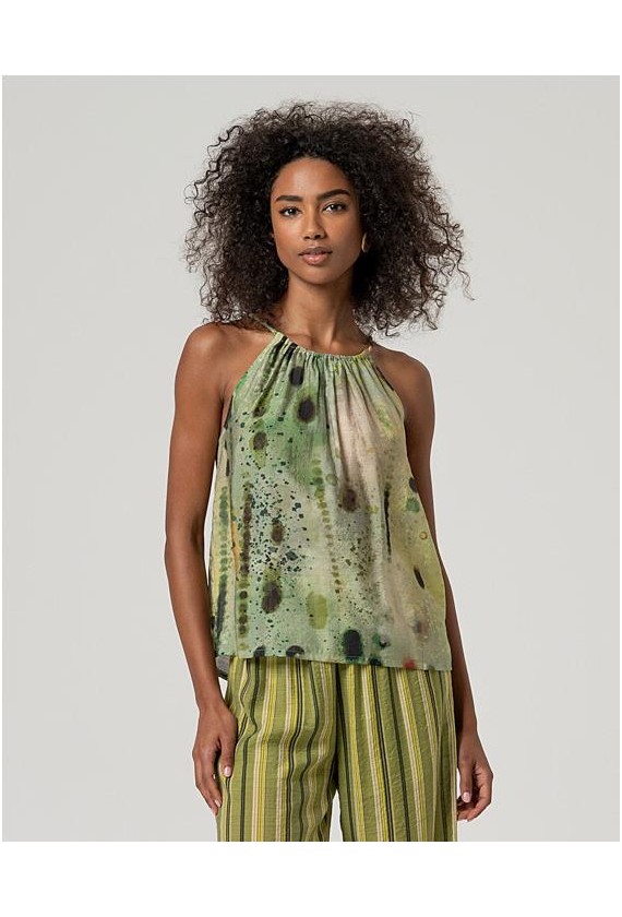 Blusa Surkana cuello halter colores...