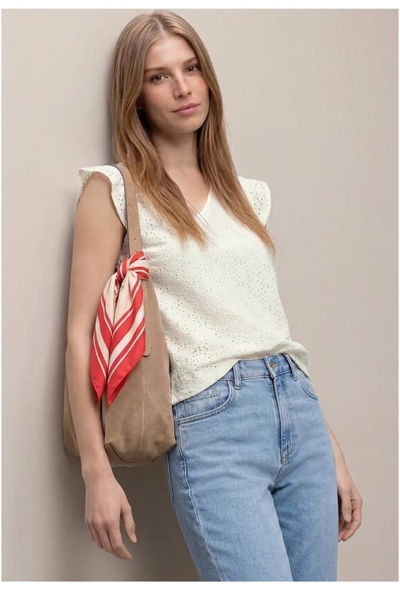 Camiseta pico perforada Street One...