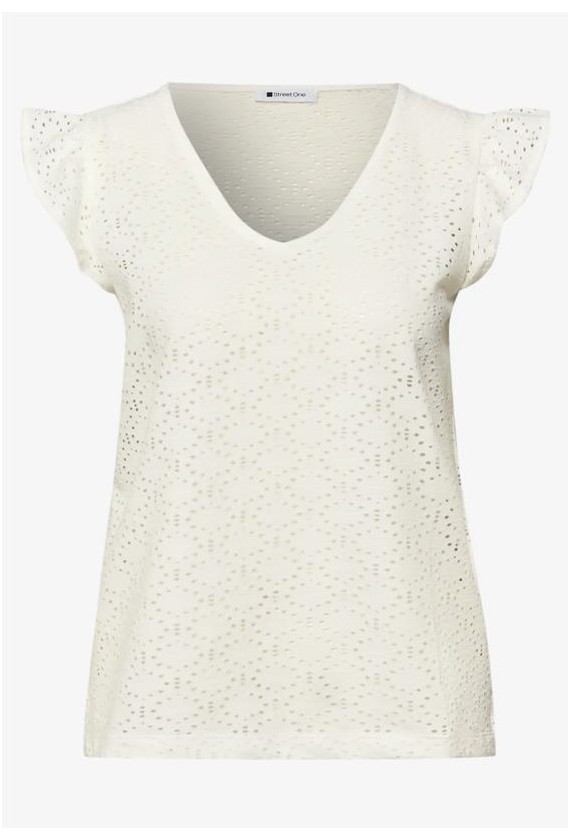 Camiseta pico perforada Street One...