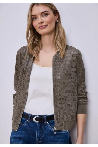 Bomber perforada Street One... 2