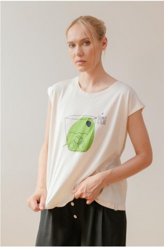 Camiseta vermut olive Pan... 2