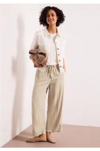 Pantalon recto fluido...