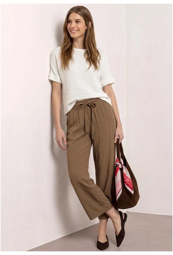 Pantalon recto fluido Street One 380289