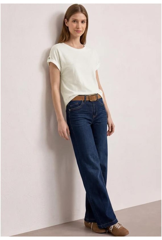 Camiseta adorno boton Street One 325058