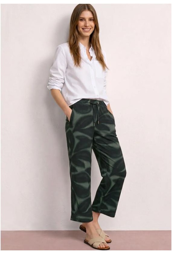 Pantalon estampado hojas Street One...