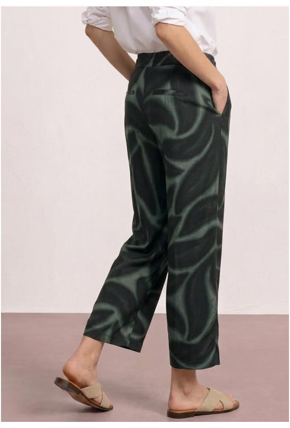 Pantalon estampado hojas Street One...