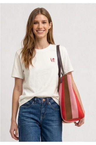 Camiseta basica Love Street... 2