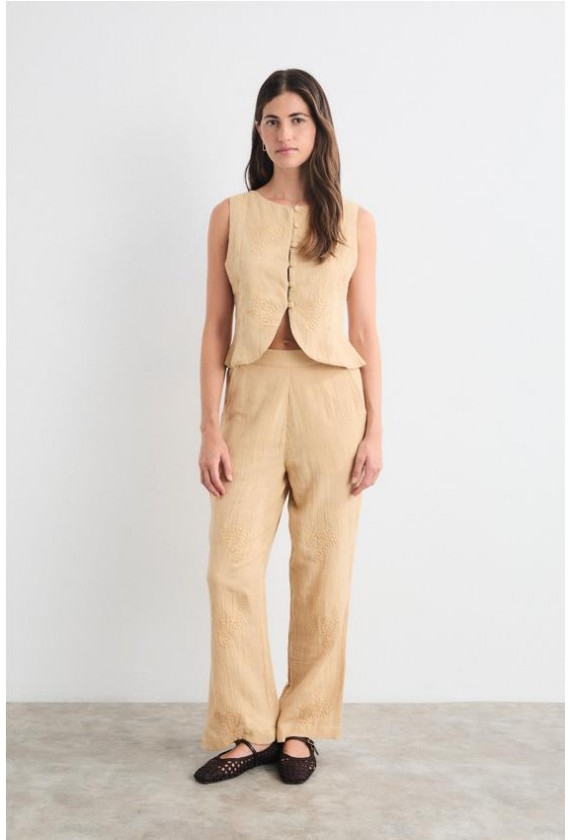 Pantalon bordado Mus Bombon Altan