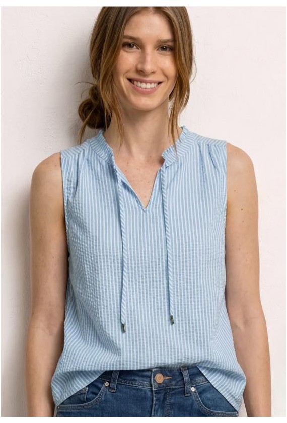 Blusa sin mangas rayas Street One 346639